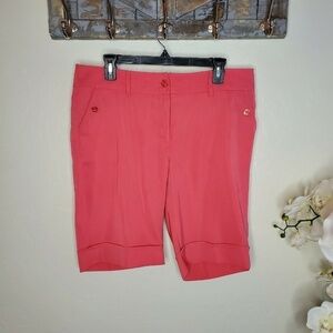 AUR Womens Pink Golf Comfort Shorts Size 10